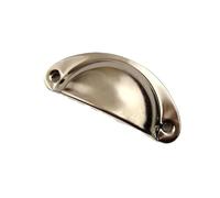 MNUPL 20 piezas Retro de Metal for armario con cajones de cocina, manija de puerta y perillas for muebles, herrajes for armario, tiradores de concha de latón antiguo(Silver)