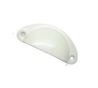 MNUPL 20 piezas Retro de Metal for armario con cajones de cocina, manija de puerta y perillas for muebles, herrajes for armario, tiradores de concha de latón antiguo(White)