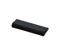 MNUPL 5 piezas de 10-40 mm de metal for correa, hebilla de clip for cinturón, clip for cartera, tope de cuero, hebilla de extremo de cordón, accesorio DIY(Black,24mmx25mm)