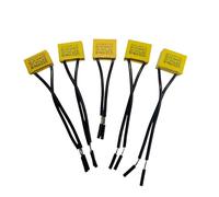 MNUPL 5 uds AD K X2 línea de Cinta de capacitancia de Seguridad 0,1 uF 0,15 uF 0,22 uF 0,33 uF 0,47 uF 250 V-275 V Condensador de Seguridad de Cable Flexible de Carcasa (Size : 0.47UF)