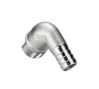 MNUPL Accesorio de tubería de acero inoxidable 304, 8/10/12/16/20/25/32 mm, conector macho BSP PL de 1/8", 3/8" y 1/4", acoplador y codo.(304 PL12-02)