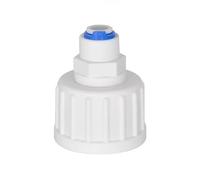 MNUPL Accesorios for Acuario, Conector rápido 1/8, 1/4, 3/8, 1/2, 3/4BSP, Adaptador de Hilo Femenino, Tubo Combinado Recto, 1 ud.(1l4Tube-3l4Thread)