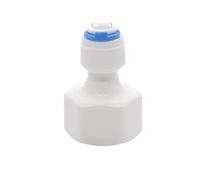 MNUPL Accesorios for Acuario, Conector rápido 1/8, 1/4, 3/8, 1/2, 3/4BSP, Adaptador de Hilo Femenino, Tubo Combinado Recto, 1 ud.(1l4Tube-1l2Thread)