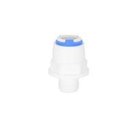 MNUPL Conector rápido de Filtro de Agua de 1/4 "y 3/8", Conector Recto de Rosca Macho/Rosca Hembra de 1/2 "y 3/4", Conector de Filtro de Agua RO, 1 ud.(1l4Tube-1l2Thread)