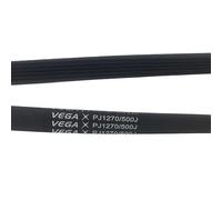 MNUPL Correa trapezoidal de 1 pieza y 2 piezas, 500J, PJ1270, for motor de cinta de correr, secadora de fitness, correa de transmisión for Xbike, 5, 6, 7 y 8 costillas(10 ribs,1pc)