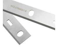 MNUPL Cuchilla cepilladora HCS de 210mm, 1 par, 210x22x1,8mm de Espesor, Pieza de Repuesto for Herramientas eléctricas, Kity PT8500 Fox Scheppach Bernardo