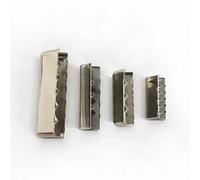 MNUPL Hebillas de metal for correa de cincha, cierres de cremallera, cierres de cuero for billetera, accesorios de bricolaje, 10, 30 o 50 unidades(Silver,32mm-50Pcs)