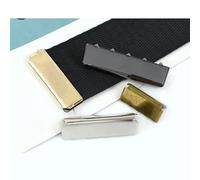 MNUPL Hebillas de metal for correa de cincha, cierres de cremallera, cierres de cuero for billetera, accesorios de bricolaje, 10, 30 o 50 unidades(Black,38mm-30Pcs)