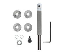 MNUPL Herramienta de torneado de madera con textura, herramientas de torneado en espiral, sistema de texturizado y espiral, cortador de ruedas, accesorios de torneado de madera