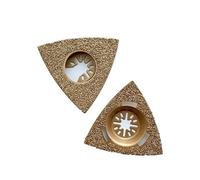 MNUPL Hoja de sierra oscilante Triangular de 2/4 Uds., accesorios de corte de 78mm, engranaje de molienda CNC(10PCS)