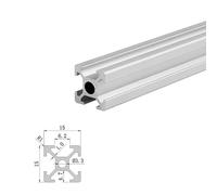 MNUPL Marco de extrusión de perfil de aluminio 1515, 2 piezas, 100-550 mm, riel lineal anodizado for impresora 3D CNC, banco de trabajo y máquina de grabado.(150mm)