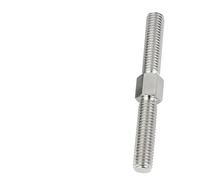 MNUPL Pernos prisioneros de barra roscada de doble cabeza de acero inoxidable M8 304, rosca izquierda, derecha, doble extremo(40mm)