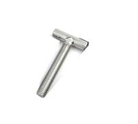 MNUPL Tornillos de soldadura tipo T de acero inoxidable M10304, pernos de clavo, tornillos de cabeza de martillo for riel de canaleta, riel de inglete(90mm)