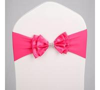 MNUvxzaewf 10 Lazos Rojos y Blancos con Nudo for Bodas, Fiestas, Banquetes, Eventos navideños, decoración de Hotel - A03(A05)