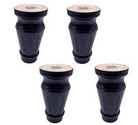 MNUvxzaewf Juego de 4 Patas Soporte Madera for Muebles, for sofá, Mueble, otomana, TV, Dos plazas, tocador, Cama y Silla, Color Negro, Alto(Clear)
