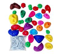 MNUvxzaewf Kit de Pared Escalada en Roca, 32 Piezas, Soporte Colorido, Kit for Marco