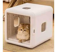MNUvxzaewf Secador de Mascotas 62 L, Armario Secado Gran Capacidad con protección contra sobrecalentamiento y Control Temperatura temporizado 20 a 45 °C