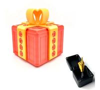 MNVCZXC El molesto regalo con dedo medio, solo para ti, dedo medio en una caja, estuche de rompecabezas con tornillos, regalo sorpresa de Navidad para adultos (naranja)