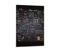 MNVTSKOP Lienzo decorativo para colgar en la pared, marco de fotos de matemáticas y física, póster artístico para sala de estar, dormitorio, baño, decoración del hogar, 20x30 in / 50 x 75 cm