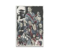 MNXBCL Póster para el programa de televisión The Walking Dead, lienzo decorativo para pared e impresión artística moderna para decoración de dormitorio familiar, 60 x 90 cm