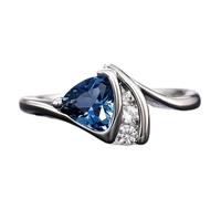 Mnyixsi Anillo creativo de moda con circonita cúbica para mujer, temperamento encantador, corte cojín, geometría de circonita cúbica, diseño único, anillo de compromiso de boda, compromiso, talla 10