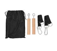 MNYTDPOCF Accesorio de manijas para dominadas, Mango de Ejercicio Duradero, Barras multifuncionales de Madera y Hierro para Entrenamiento de Fuerza, Equipo de Ejercicios para Interiores y