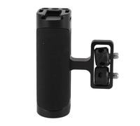 MNYTDPOCF Empuñadura Lateral Universal para Jaula de cámara, Mango de aleación de Aluminio Ajustable con Cubierta de Silicona, diseño Deslizante hacia Arriba y hacia Abajo con Soporte de (Negra)