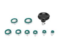 MNYTDPOCF Kit de Herramientas para Abrir Cajas de Reloj con Ventosa, Juego Profesional de 8 Tamaños con Base Ajustable, Aleación de Aluminio y Silicona Premium para Diversos Estuches de Relo