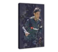 Mnyuein Carlos Vela - Póster de 6 pósteres de fútbol en lienzo, decoración de dormitorio, paisaje, oficina, habitación, marco de regalo: 60 x 90 cm