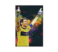 Mnyuein Iker Casillas - Póster de 9 cuadros de fútbol en lienzo, decoración de pared, pinturas para sala de estar, dormitorio, sin marco: 30 x 45 cm