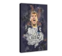 Mnyuein Iker Casillas - Póster de lona con 3 pósteres de fútbol, decoración de dormitorio, paisaje, oficina, habitación, marco de regalo: 60 x 90 cm
