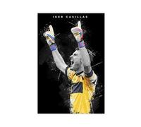 Mnyuein Iker Casillas - Póster de lona con 4 pósteres de fútbol, decoración de dormitorio, paisaje, oficina, habitación, regalo, sin marco: 60 x 90 cm