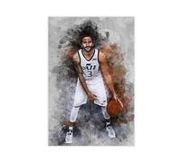 Mnyuein Póster de baloncesto de Ricky Rubio 7, póster de lona para decoración de dormitorio, paisaje, oficina, habitación, regalo, sin marco: 50 x 75 cm