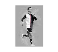 Mnyuein Póster de Paulo Dybala con 6 lienzos para decoración de pared, para sala de estar, dormitorio, sin marco: 40 x 60 cm