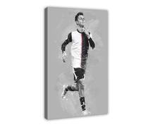 Mnyuein Póster de Paulo Dybala con 6 lienzos para decoración de pared, para sala de estar, dormitorio, marco de decoración, 60 x 90 cm