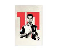 Mnyuein Póster de Paulo Dybala con diseño de fútbol americano 0 en lienzo, decoración de dormitorio, paisaje, oficina, habitación, regalo, sin marco: 50 x 75 cm