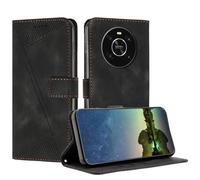 Mo-Beauty Funda para Honor X9 4G / 5G / Honor X30 / Honor Magic 4 Lite, Carcasa de Cuero PU Magnético Caso a Libro Magnético Soporte Plegable Flip Funda - Negro