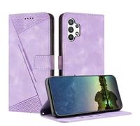Mo-Beauty Funda para Samsung Galaxy A13 4G, Carcasa de Cuero PU Magnético Caso a Libro Magnético Soporte Plegable Flip Antigolpes Protectora Funda para Samsung A13 4G - Violeta