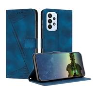 Mo-Beauty Funda para Samsung Galaxy A32 4G / A32 Lite, Carcasa de Cuero PU Magnético Caso a Libro Magnético Soporte Plegable Flip Antigolpes Protectora Funda para Samsung A32 4G/A32 Lite - Azul