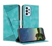 Mo-Beauty Funda para Samsung Galaxy A52 4G / A52 5G / A52S 5G, Carcasa de Cuero PU Magnético Caso a Libro Magnético Soporte Plegable Flip Funda para Samsung A52 4G/A52 5G/A52S 5G - Azul Claro