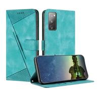 Mo-Beauty Funda para Samsung Galaxy S20 FE 5G / S20 Fan Edition / S20 Lite, Carcasa de Cuero PU Magnético Caso a Libro Magnético Soporte Plegable Flip Funda para Samsung S20 FE - Azul Claro