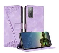 Mo-Beauty Funda para Samsung Galaxy S20 FE 5G / S20 Fan Edition / S20 Lite, Carcasa de Cuero PU Magnético Caso a Libro Magnético Soporte Plegable Flip Funda para Samsung S20 FE - Violeta