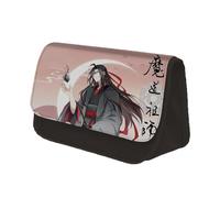 Mo Dao Zu Shi Wei Wu Xian LAN Wang Ji Jiang Cheng - Estuche de lona para niñas y niños, regalo de escuela, gran capacidad, bolsa para bolígrafos de anime, Tipo 16, 22 x 7.5 x 13 cm, Estuche para