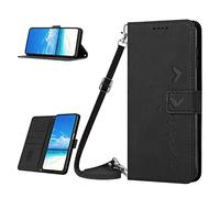 Mo-Somnus Funda de Cartera para OPPO A98 5G/OPPO A1 5G/F23 5G, Tapa Abatible de Cuero PU Porta Tarjetas de crédito Piel Carcasa con Cierre Magnético y Soporte Funda para OPPO A98 5G - Negro