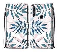 Mo-Somnus Funda para Huawei P Smart Z/Y9 Prime 2019/Honor 9X/9X Premium, Funda Libro Caso Piel PU con Tapa Billetera Flip Carcasa Cuero [Protección Completa] [Ranura para Tarjeta] (Coníferas)