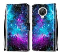 Mo-Somnus Funda para Nokia 6.3/ Nokia G20/Nokia G10, Funda Cartera Funda Libro Caso Piel PU con Tapa Magnético Billetera Flip Carcasa Cuero [Protección Completa] [Ranura para Tarjeta] (Brillante)