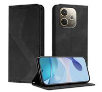 Mo-Somnus Funda para OPPO A5 Pro 5G/4G, Funda Carcasa de Cuero para OPPO A5 Pro 4G, Premium Cuero Billetera Flip Protectora Carcasa Magnético con Cáscara de TPU, Ranura para Tarjeta (Negro)