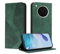 Mo-Somnus Funda para OPPO Find X8S 5G, Funda Carcasa de Cuero para OPPO Find X8s 5G, Premium Cuero Billetera Flip Protectora Carcasa Magnético con Cáscara de TPU, Ranura para Tarjeta (Verde)