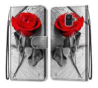 Mo-Somnus Funda para Samsung Galaxy A6 2018, Funda Cartera Funda Libro Caso Piel PU con Tapa Magnético Billetera Flip Carcasa Cuero [Protección Completa] [Ranura para Tarjeta] (Rosa)