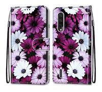 Mo-Somnus Funda para Xiaomi Mi A3 / Xiaomi Mi CC9e, Funda Cartera Funda Libro Caso Piel PU con Tapa Magnético Billetera Flip Carcasa Cuero [Protección Completa] [Ranura para Tarjeta] (Flor 2)